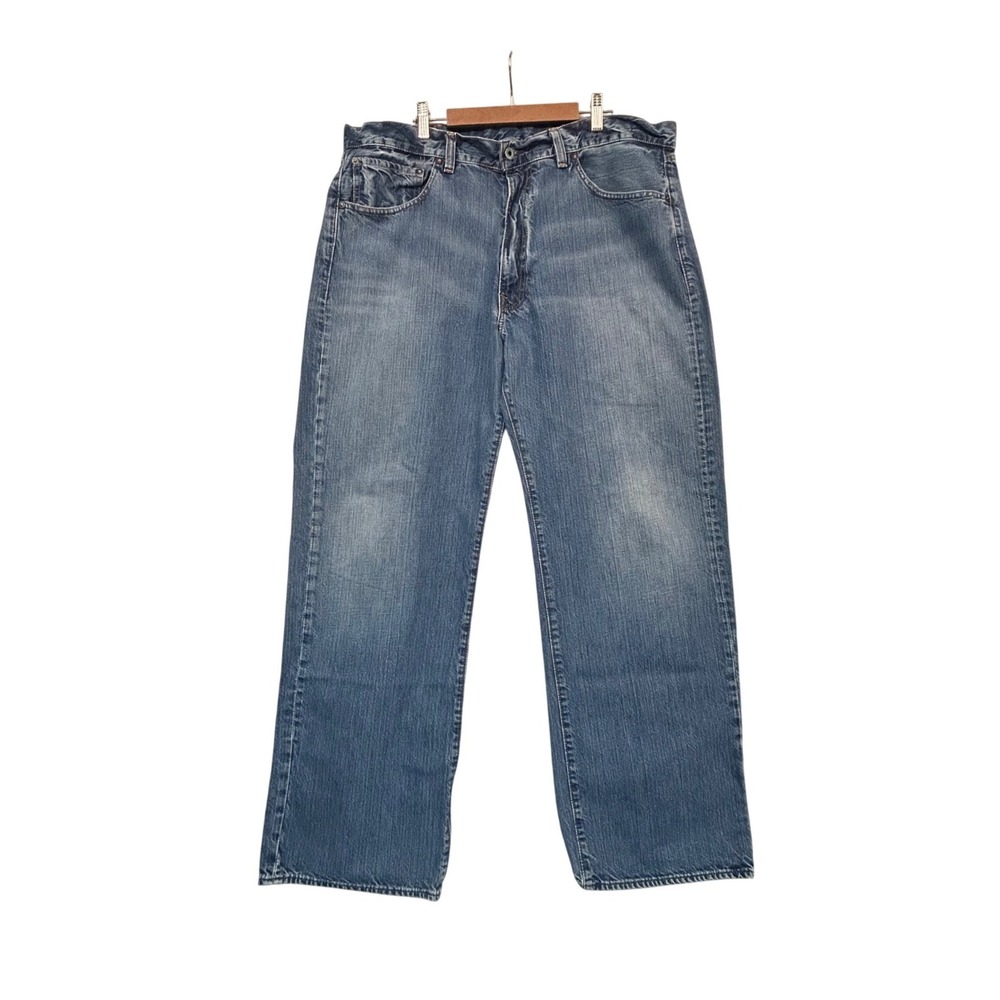 Polo Ralph Lauren Thompson Loose Jeans‎ Mens 40x32 Blue Denim Wide Leg Baggy Y2K